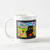 Mug Chat noir et poussin Cadeau pour amateur de chat e (Gauche)