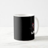 Mug Chat Noir Fun Et Marrant Poussant L'Arbre De Noël (Devant droit)