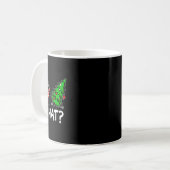 Mug Chat Noir Fun Et Marrant Poussant L'Arbre De Noël (Devant gauche)