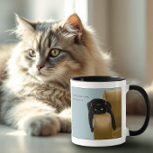 Mug Chat noir Funny Sassy Blue