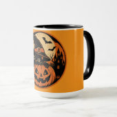 Mug Chat noir Halloween (Devant droit)