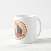 Mug Chat Noir Halloween BOU! (Devant droit)