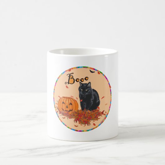 Mug Chat Noir Halloween BOU! (Centre)