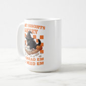 Mug Chat noir Halloween Sorcière Fantôme Biscuit Cuiss (Devant gauche)