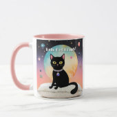 Mug Chat Noir - Installons-Nous Confortablement (Gauche)