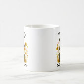 Mug Chat noir "Je suis juste là pour remuer le pot" (Centre)