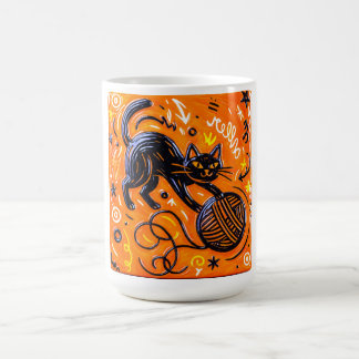 Mug Chat noir joueur