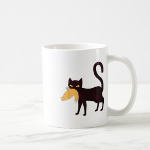 Mug Chat Noir Kamala Harris Avec Trump Cheveux Sarcast