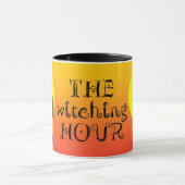 Mug Chat noir l'heure des sorcières Halloween (Centre)