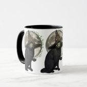 Mug Chat noir magique (Devant gauche)