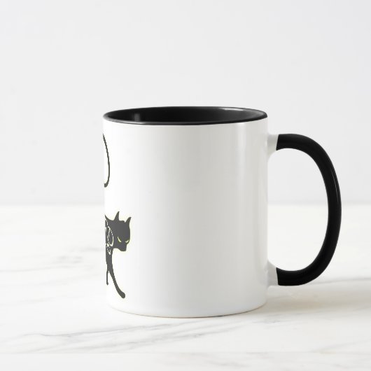 Mug Chat noir mauvais (Droite)