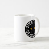 Mug Chat noir meilleur ami (Devant droit)