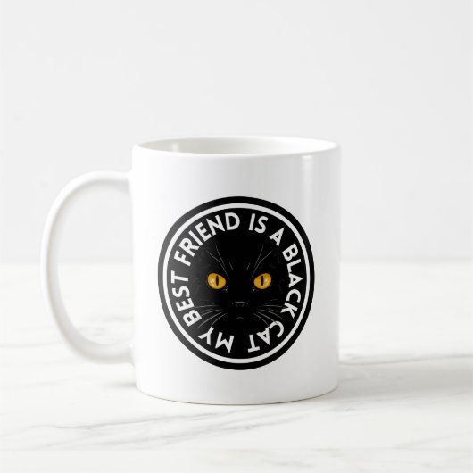 Mug Chat noir meilleur ami (Gauche)
