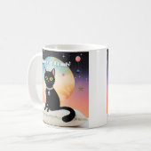 Mug Chat Noir - Mettons-nous à l'aise (Devant gauche)