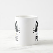 Mug Chat noir mignon "Ew, People" Drôle Introvertir Ci (Centre)