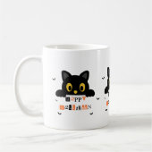 Mug Chat noir mignon Halloween (Gauche)