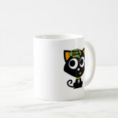 Mug Chat noir Mmm Candy Halloween (Devant droit)