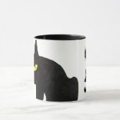 Mug CHAT NOIR NINJA blanc (Centre)