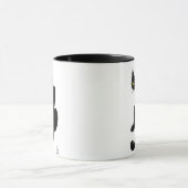 Mug CHAT NOIR NINJA Blanc (Centre)