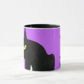 Mug CHAT NOIR NINJA Ultra violet violet violet (Centre)
