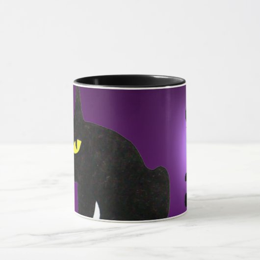 Mug CHAT NOIR NINJA Violet (Centre)