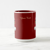 Mug Chat Noir Noël Fête Musique (Centre)