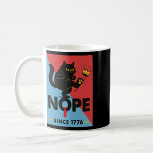 Mug Chat Noir Non Depuis 1776 Pas De Rois Amérique Drô