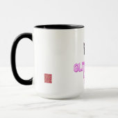 Mug Chat noir pailleté s'en fiche (Gauche)