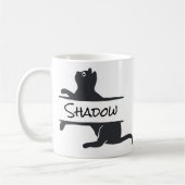 Mug Chat noir personnalisé (Gauche)