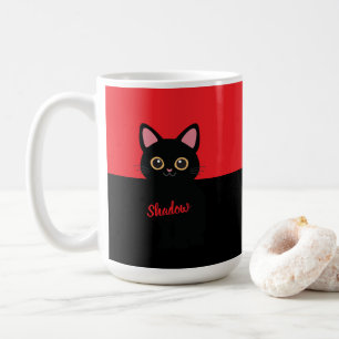 Mug Chat Noir Personnalisé - Cadeau pour les amour
