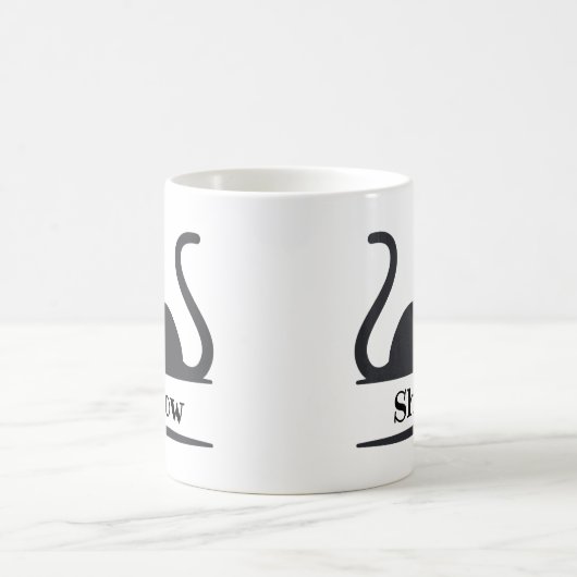 Mug Chat Noir Posé Monogramme (Centre)