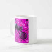 Mug Chat noir rose (Devant gauche)