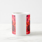 Mug Chat noir rouge (Centre)
