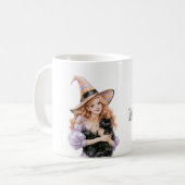Mug Chat noir roux Halloween (Devant gauche)