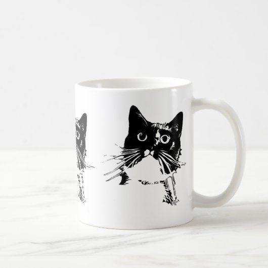 Mug Chat noir Tasse-Junior (Droite)