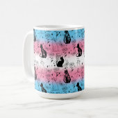 Mug Chat noir Transgenre Pride - Mystical Witchy (Devant gauche)