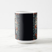 Mug Chat noir Vintage Floral (Centre)