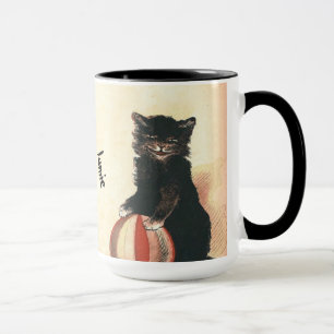 Mug Chat noir vintage HALLOWEEN