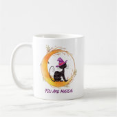 Mug Chat noir - Vous êtes magique (Gauche)