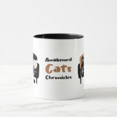 Mug Chat noir Whimsical dormant sur un canapé (Centre)