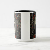 Mug Chat noir William Morris inspiré (Centre)