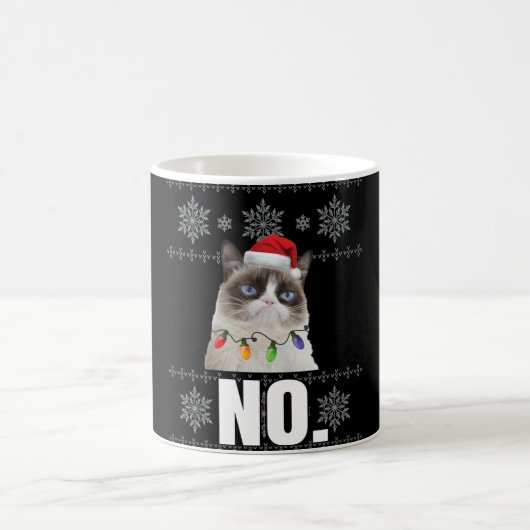 Mug Chat Non Grumpy Xmas Chats Pas De Vilains Cadeaux  (Centre)