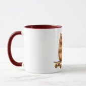 Mug Chat orange choqué (Gauche)