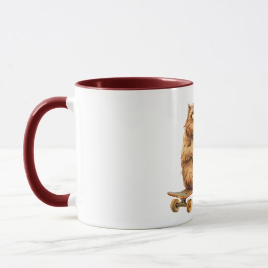 Mug Chat orange choqué (Gauche)