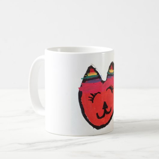 Mug chat orange cool (Devant gauche)