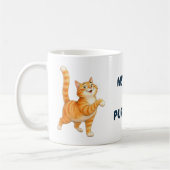 Mug Chat Orange Drôle Ma Classe Est Parfaite (Gauche)
