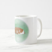 Mug Chat orange endormi (Devant droit)