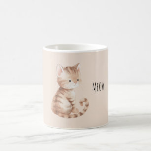Mug Chat Orange Miaou