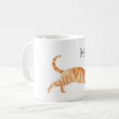 Mug Chat Orange Miau (Devant gauche)