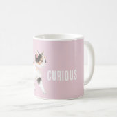 Mug Chat orange noir et blanc (Devant droit)